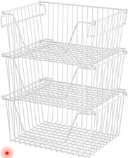 Wire Baskets Stacking Bins for