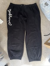 Pineapple For Debbie Moore Size 18 Sweat Pants Joggers Black Boyfriend Fit 