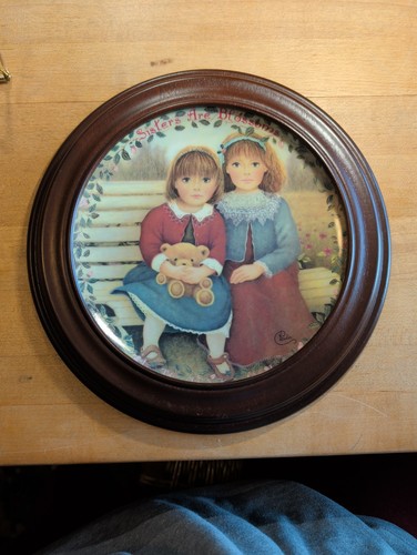 Kindred moments plate - moments, sisters