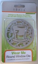 Tonic Studios Wear Me Round Window Die - Top Hat, Mad Hatter - 8.5cm