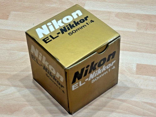 Nikon 50mm nikkor empty - f4, el