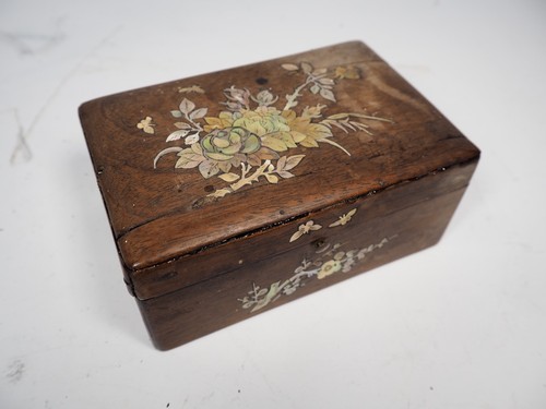 Mother pearl inlaid box - mother, of