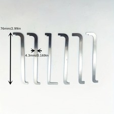 6pcs Locksmith Repair Tool Set