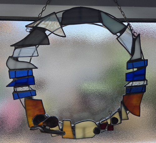 Handmade abstract stained - handmade,