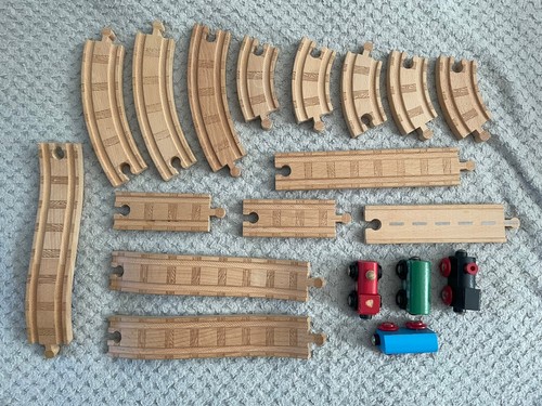 Brio wooden train track - wooden, set