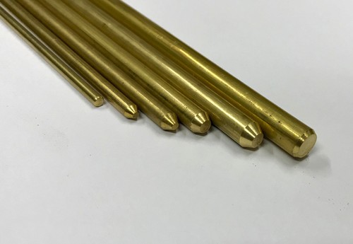 Round brass bar rod cz121 - bar, 2mm