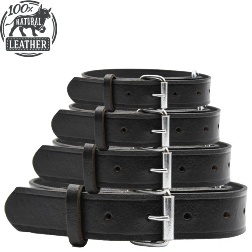 Leather dog collar for - dog, large