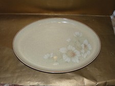 denby daybreak large oval serving platter / steak plate