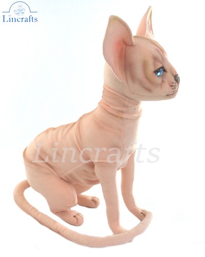 Sphynx cat sitting soft toy - ,