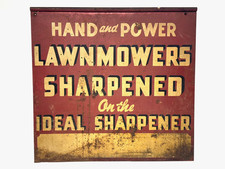 Antique Hand and Power Lawn