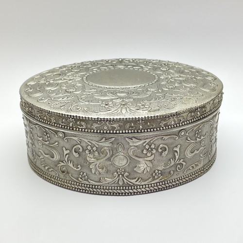 Vintage oval silver jewellery - oval,