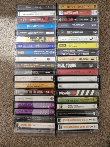 Joblot music tape cassettes - music,