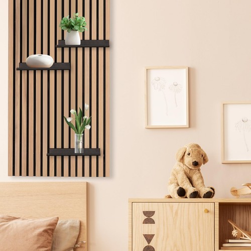 Floating shelf for acoustic - for,