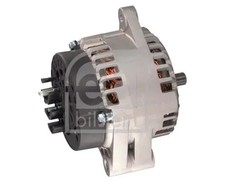 Alternator with belt pulley