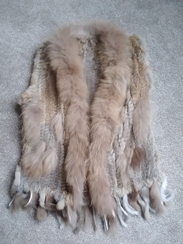 Rabbit fur knitted festival - rabbit,