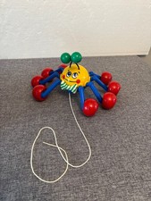 Webster The Spider Kiddicraft Pull Along Toy 1999 Good condition No Sounds