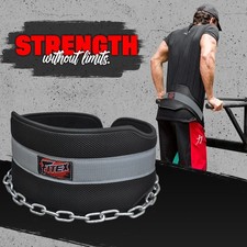 Gym Dip Belt with Neoprene Pad