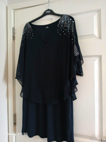 Wallis black sequin - black, chiffon