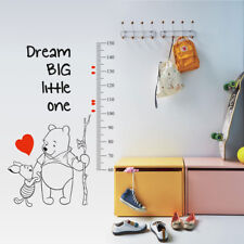 Winnie the Pooh growth chart height measure vinyl sticker kid room nursery decor