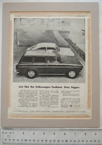 1966 advert for volkswagen - 1966,