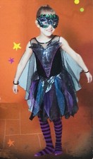 Halloween Spooktacular Swan Costume Dress Wings Fairy Mask Cute Pretty H16