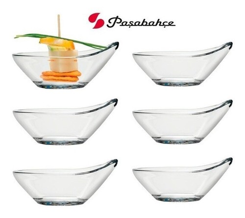 Glass tapas canape dishes - glass,