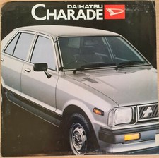 Daihatsu Charade fold out Sales Brochure. Early 80's 
