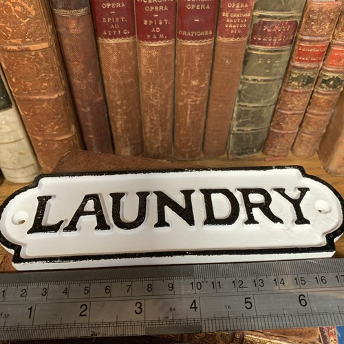 Rustic cast iron - cast, sign