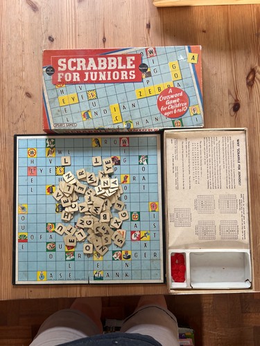 Vintage scrabble for juniors - scrabble,