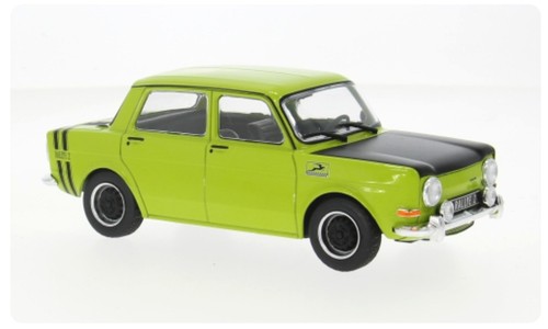 Simca 1000 rallye green hood - simca,