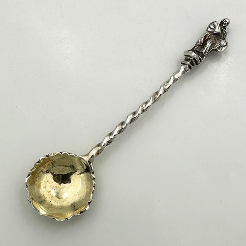 Victorian apostle salt spoon - apostle,