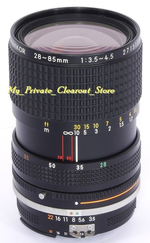 Nikon zoom nikkor - nikon, 28-85mm