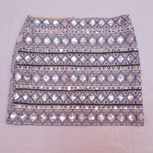 River island boho skirt blue - island,