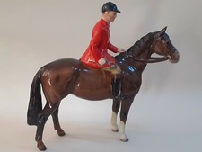LOVELY BESWICK  HUNTSMAN ON BROWN  1501