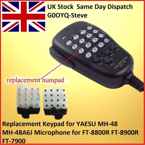 Replacement keypad yaesu 48 - keypad,