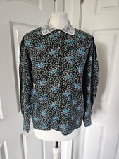 Vintage BHS Dark Floral Blouse