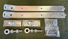 Gatemate 24 inch Galvanised Adjustable Hook  & Band Gate Hinges Read Description