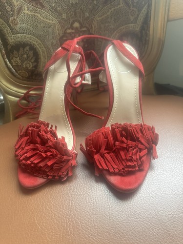 Missguided women red suede - red,