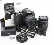 Olympus E-620 12.3 MP DSLR Twin Lens Camera Kit  - Four Thirds Mount + Grip