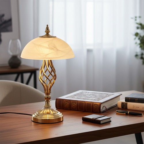 Vintage table lamp with - vintage,