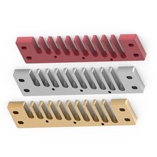 Aluminum Alloy Comb Harmonica