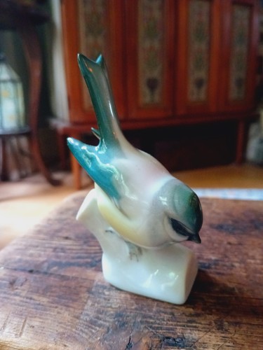Vintage porcelain bird - vintage,