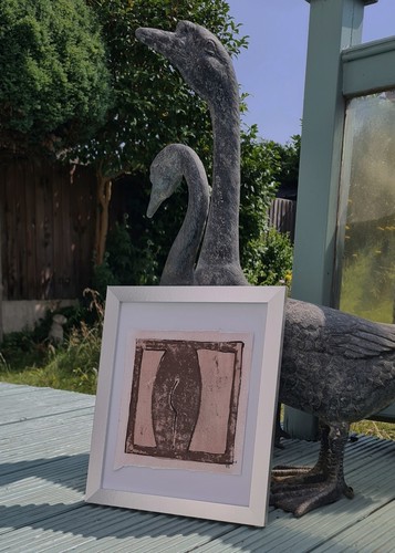 Art brut sepia tone woodcut - art,