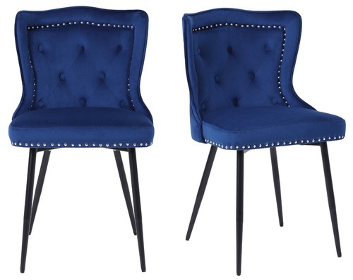 Velvet dining chairs with - velvet,