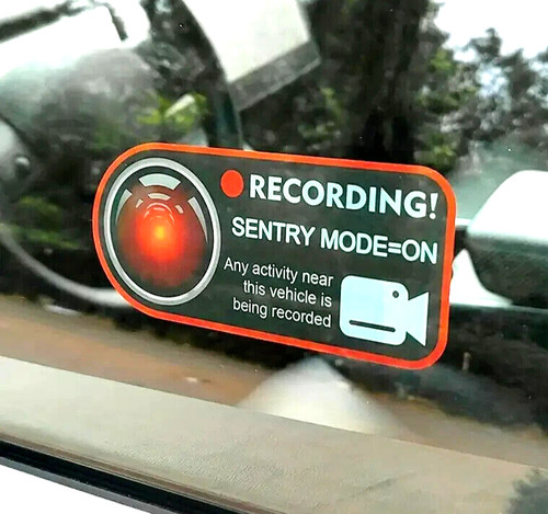 Recording sentry mode on - mode, =