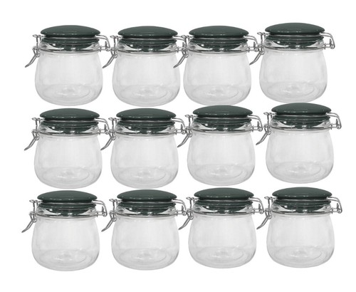 500ml clip lid glass - 12, x