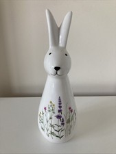 Ceramic Floral Rabbit 20cm