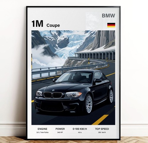 Bmw coupe poster - bmw, (e82)