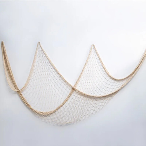 Nautical fishing net wall - nautical,