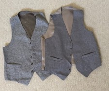 Mens Vintage Waistcoats Grey